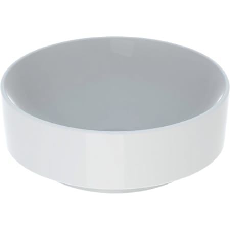 Lavoar pe blat Geberit VariForm, rotund: D=40cm, Preaplin=F?r?, Alb